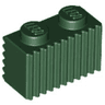 Brick, Modified 1 x 2 with Grille / Fluted Profile