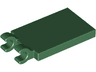 Tile, Modified 2 x 3 with 2 Open O Clips