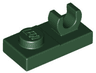 Plate, Modified 1 x 2 with Open O Clip on Top
