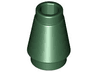 Cone 1 x 1 with Top Groove