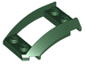 Wedge 4 x 3 Open with Cutout and 4 Studs