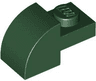 Slope, Curved 2 x 1 with Recessed Stud