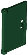 Door 1 x 2 x 3 with Vertical Handle, Mold for Tabless Frames