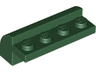 Slope, Curved 2 x 4 x 1 1/3 with 4 Recessed Studs