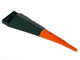 Plate, Modified 1 x 2 with Angular Extension with Molded Flexible Rubber Orange Tip Pattern