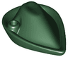 Minifigure, Headgear Hat, Forestmen's (Bycocket) (Reissue with Blind Hole for Feather)