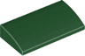 Slope, Curved 2 x 4 x 2/3 with Bottom Tubes