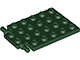Plate, Modified 4 x 6 with Trap Door Hinge (Long Pins)