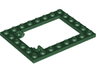 Plate, Modified 6 x 8 Trap Door Frame Horizontal (Long Pin Holders)