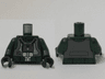 Torso SW Rebel A-wing Pilot with Dark Bluish Gray Vest, Black Front Panel, Breathing Apparatus with Angled Tube End Pattern / Dark Green Arms / Black Hands