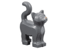 Cat, Standing with Black Eyes, Nougat Nose, Light Bluish Gray Muzzle and Chest Pattern