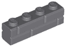 Brick, Modified 1 x 4 with Masonry Profile