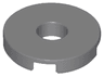 Tile, Round 2 x 2 with Hole