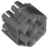 Projectile Launcher Part, Rapid Shooter Six Barrel - Angled Barrels