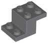 Bracket 3 x 2 x 1 1/3 with Bottom Tube