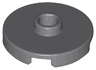 Tile, Round 2 x 2 with Open Stud