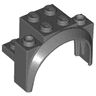 Vehicle, Mudguard 4 x 2 1/2 x 2 1/3 with Arch Round