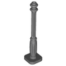 Support 2 x 2 x 7 Lamp Post, 6 Base Flutes