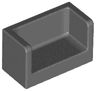Panel 1 x 2 x 1 with Rounded Corners and 2 Sides