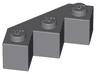 Brick, Modified Facet 3 x 3