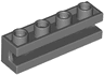 Brick, Modified 1 x 4 with Channel