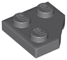 Wedge, Plate 2 x 2  Cut Corner