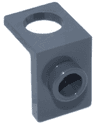 Minifigure Neck Bracket with Back Stud - Thick Back Wall