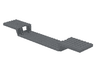 Train Base 6 x 34 Split-Level with Bottom Tubes and Hole at Each End