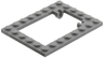Plate, Modified 6 x 8 Trap Door Frame Horizontal