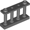 Fence 1 x 4 x 2 Spindled with 2 Studs