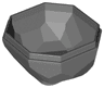 Rock 4 x 4 Octagonal Boulder, Bottom