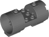 Cylinder 3 x 6 x 2 2/3 Horizontal - Round Connections Between Interior Studs