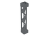 Support 2 x 2 x 10 Girder Triangular Vertical - Type 1 - Solid Top, 3 Posts