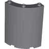 Cylinder Quarter 4 x 4 x 6
