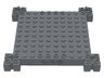 Brick, Modified 12 x 12 Base with Peg at Each Corner