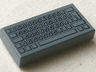 Tile 1 x 2 with Computer Keyboard Standard Pattern