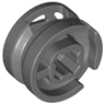 Wheel 11mm D. x 6mm with 7 Slanted Spokes