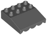 Duplo Roof Sloped 33 4 x 4 with Awning Overhang