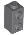 Brick, Modified 1 x 1 x 1 2/3 with Studs on Side