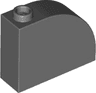 Slope, Curved 3 x 1 x 2 with Hollow Stud