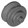 Wheel Center Small with Stub Axles (Pulley Wheel)