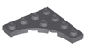 Plate, Modified 4 x 4 with 3 x 3 Curved Cutout