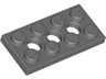 Technic, Plate 2 x 4 with 3 Holes
