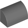 Slope, Curved 1 x 2 with Bottom Stud Holder