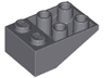 Slope, Inverted 33 3 x 2 with Flat Bottom Pin without Connections between Studs