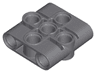 Technic, Pin Connector Block, Liftarm 1 x 3 x 3