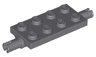 Plate, Modified 2 x 4 with Pins and Thick Reinforced Supports
