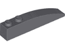 Slope, Curved 6 x 1 with 2 Studs