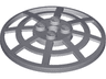 Dish 6 x 6 Inverted (Radar) Webbed - Type 2 (Underside Attachment Positions at 90 degrees)