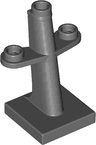 Boat, Mast 2 x 2 x 3 Inclined with Stud on Top and Two Sides